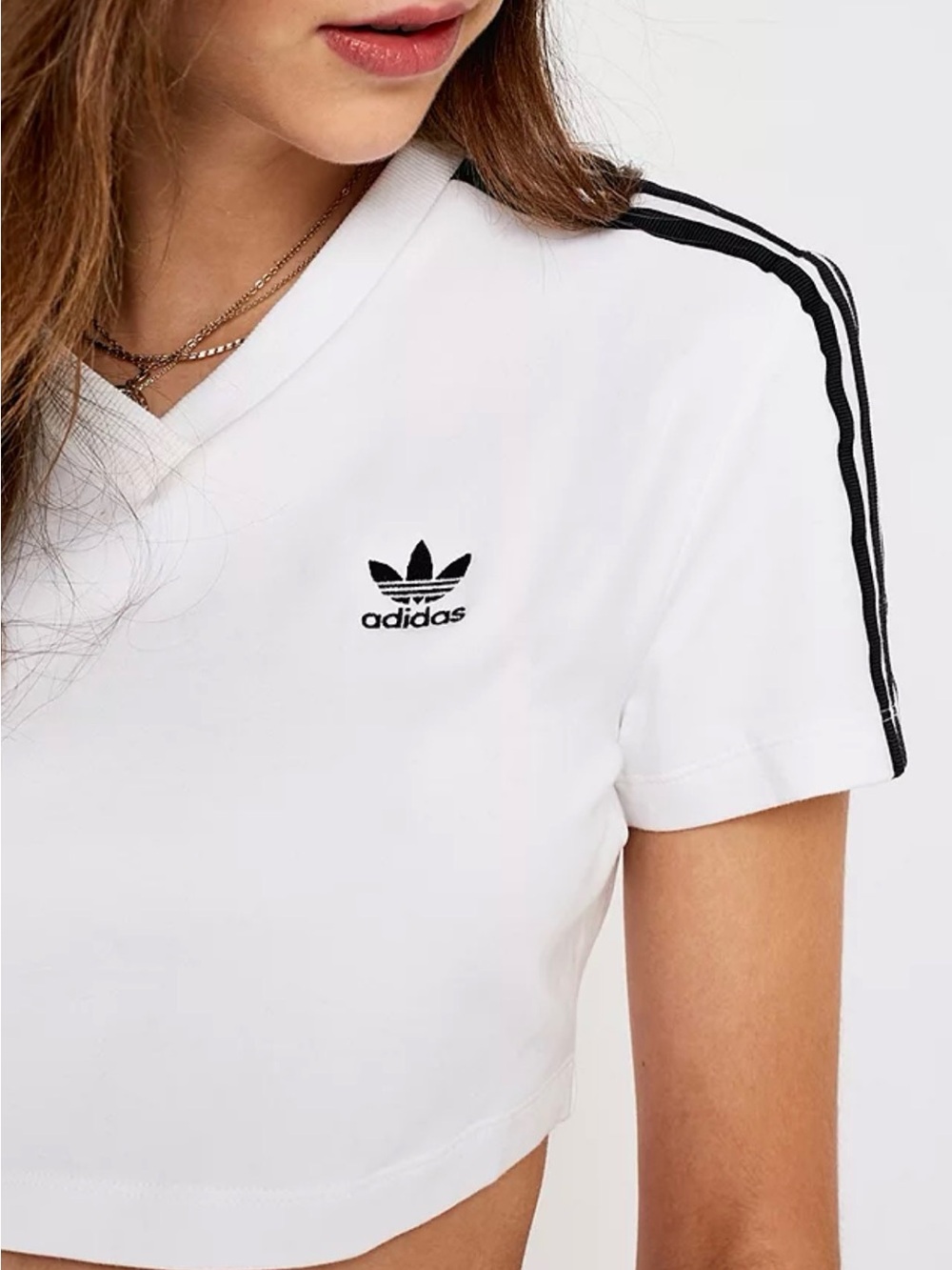 Adidas Originals Cropped Tee – Women’s Medium